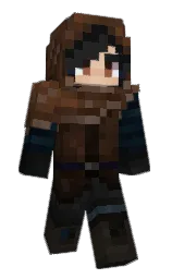 zeus and cod gray Minecraft skin — Slim model — first worn by Mochou