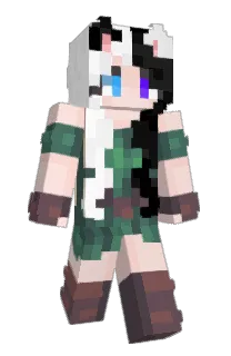 Front of NizuCat's skin