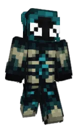 ItsMeChrisYT's Minecraft skin wearing the Twisted cape