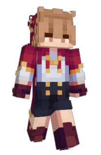 Front of Lychil's skin