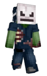 black pearl and big stone Minecraft skin — Slim model — first worn by meovver
