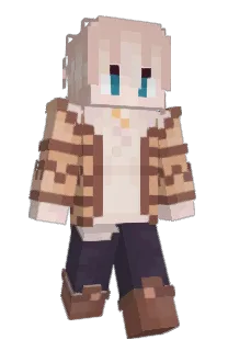 Front of calxie's skin
