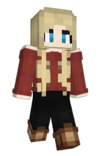 Front of caterain's skin