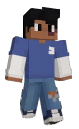 MaxFlameZ's Minecraft skin wearing the Follower's cape