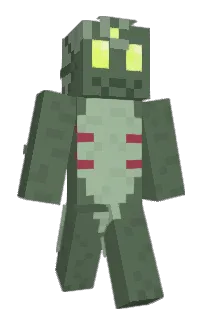 Front of StemTheBug's skin
