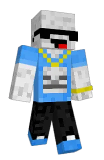 Front of SkelexMC's skin