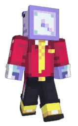 CathodeNetwork's Minecraft skin wearing the Twisted cape