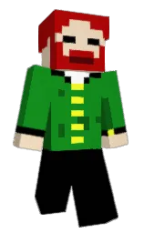 chamois and black Minecraft skin — Classic model