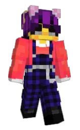3nne's Minecraft skin wearing the Moonlight Trail cape