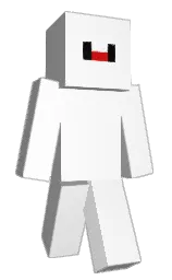 silver chalice and white Minecraft skin — Classic model