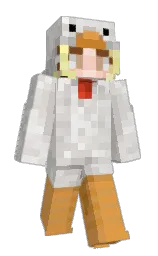 swiss coffee and cloud Minecraft skin — Slim model — first worn by Ninksie