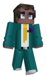 deep sea green and genoa Minecraft skin — Classic model