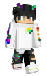 white and mine shaft Minecraft skin — Classic model