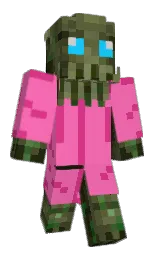 persian pink and cerise Minecraft skin — Classic model — first worn by Ranith404