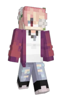 Front of NyiCub's skin