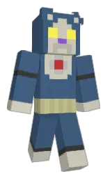 east bay and foggy gray Minecraft skin — Classic model