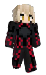 cod gray and shark Minecraft skin — Slim model — first worn by Saluden
