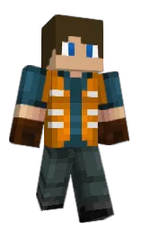 metallic bronze and chelsea gem Minecraft skin — Classic model — first worn by miigosh