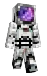 Blue_TitanSTB's Minecraft skin wearing the Vanilla cape