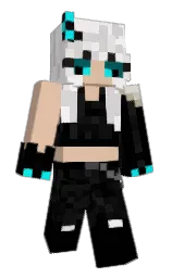 Aviisa's Minecraft skin wearing the Pan cape