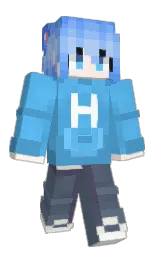 malibu and shuttle gray Minecraft skin — Classic model