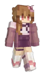 coral tree and pharlap Minecraft skin — Slim model
