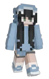 rock blue and nepal Minecraft skin — Slim model — first worn by MooncakeBlondie