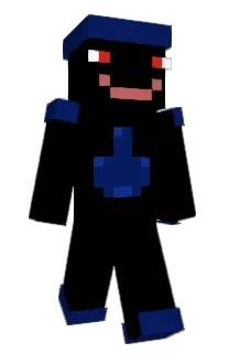 Front of DemonStreak's skin