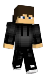 black and mikado Minecraft skin — Classic model — first worn by Jonyx_GG