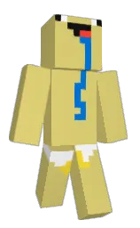 chenin and white Minecraft skin — Classic model — first worn by Syeesh