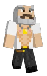 pancho and concrete Minecraft skin — Classic model — first worn by ferizzzzzzz