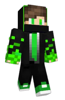Front of Klofec's skin