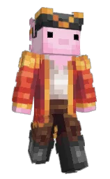 Feerdo's Minecraft skin wearing the Pan cape