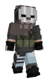 Shadow_Uchiha's Minecraft skin wearing the Migrator cape