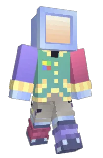 Front of Minecraft skin