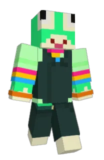 Front of Froglime's skin