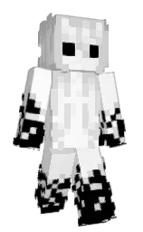twilight blue and white Minecraft skin — Slim model — first worn by F0kaInc