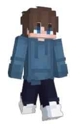 SoyEndo's Minecraft skin wearing the Twisted cape