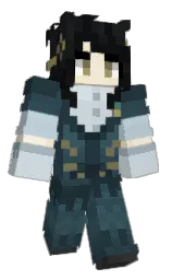 geyser and pickled bluewood Minecraft skin — Classic model