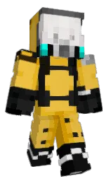 ronchi and fuel yellow Minecraft skin — Classic model — first worn by KyatsuSan