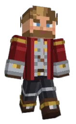 heath and falu red Minecraft skin — Classic model — first worn by game0ne