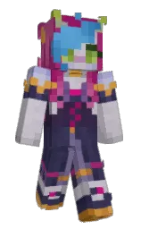 misstarsio's Minecraft skin wearing the Purple Heart cape
