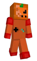 orange roughy and hot cinnamon Minecraft skin — Slim model