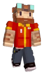 guardsman red and brown rust Minecraft skin — Classic model — first worn by Yashiro_dev