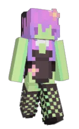 caper and matterhorn Minecraft skin — Slim model — first worn by Elaina_Kaslana