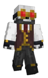 Dewdrax's Minecraft skin wearing the Pan cape