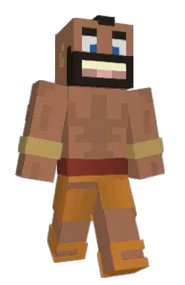 Front of NanoFloppa's skin