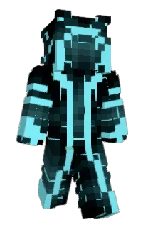Front of Albuman's skin