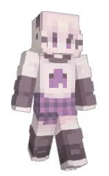 mountbatten pink and falcon Minecraft skin — Slim model — first worn by araneomania