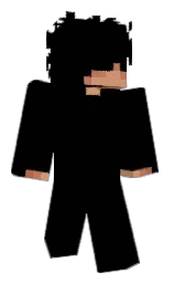 black and whiskey Minecraft skin — Classic model